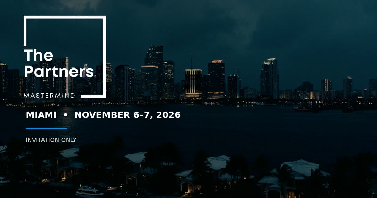 The Partners Mastermind in Miami, November 6–7, 2026